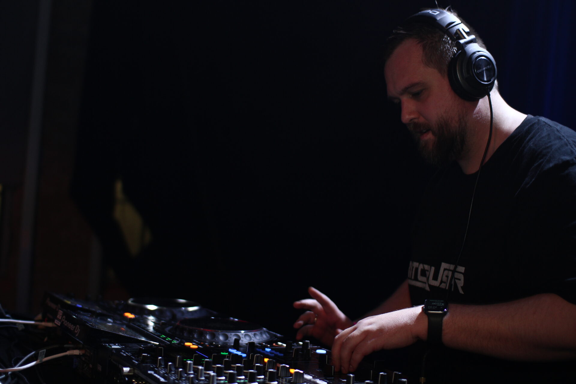 BITCRUSHR behind the decks