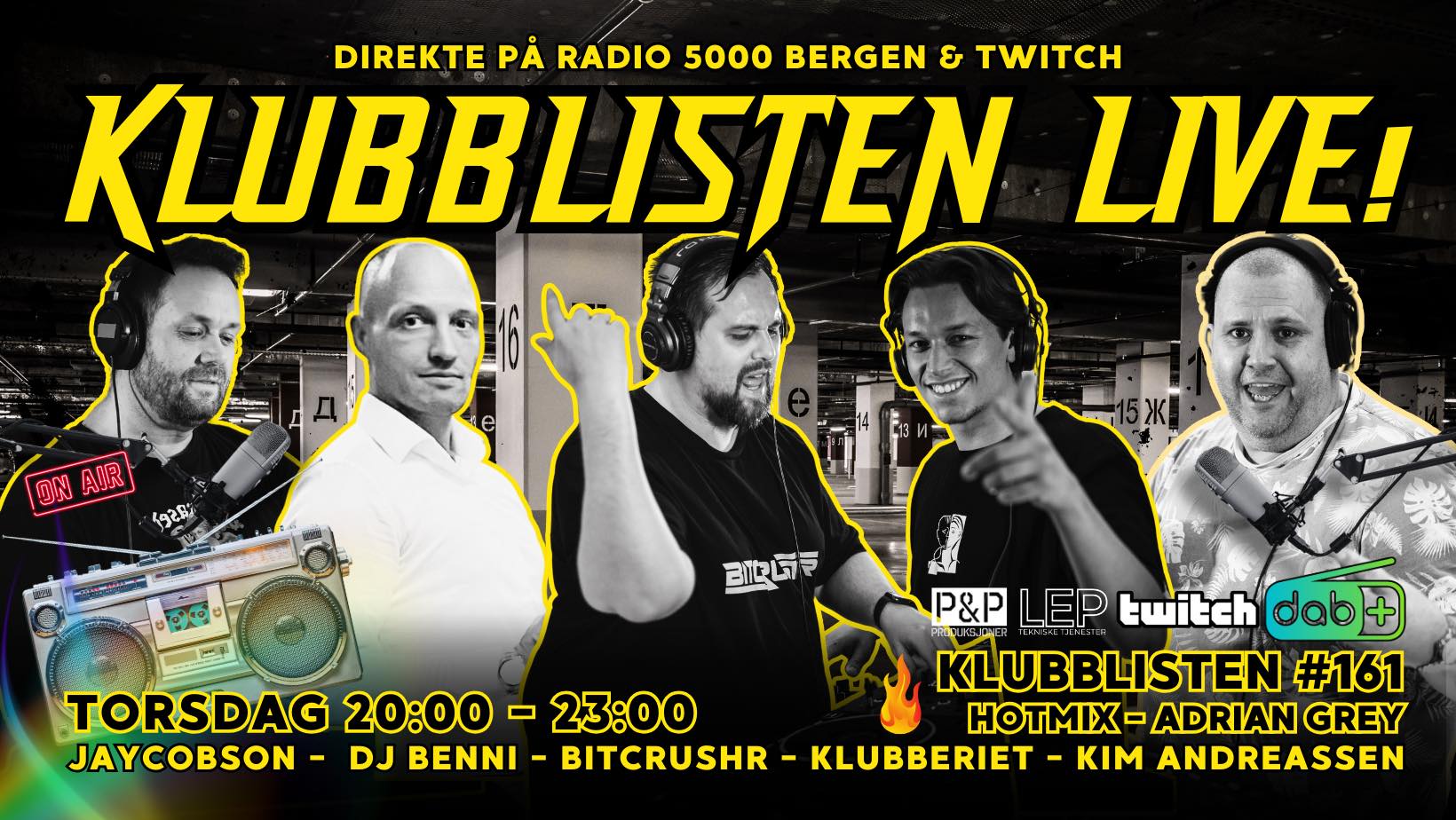 KLUBBLISTEN Live!